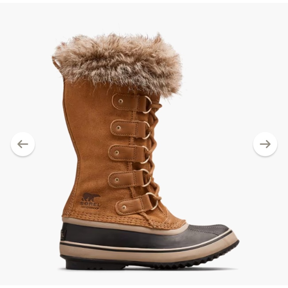 Sorel Joan of Arctic Waterproof Snow Boots Women's Winter Lace Up Fur size 9.5 - Picture 1 of 6